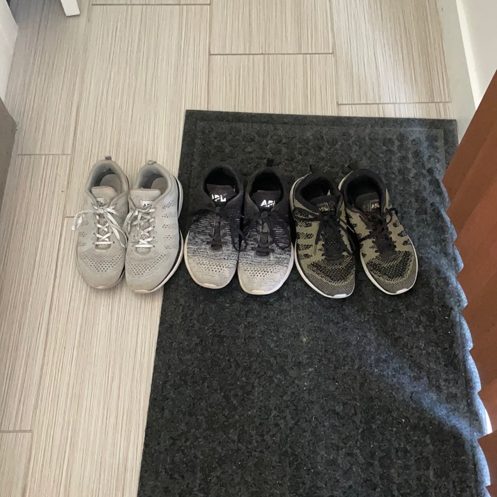 3 APL shoes for half price of full priced pair!